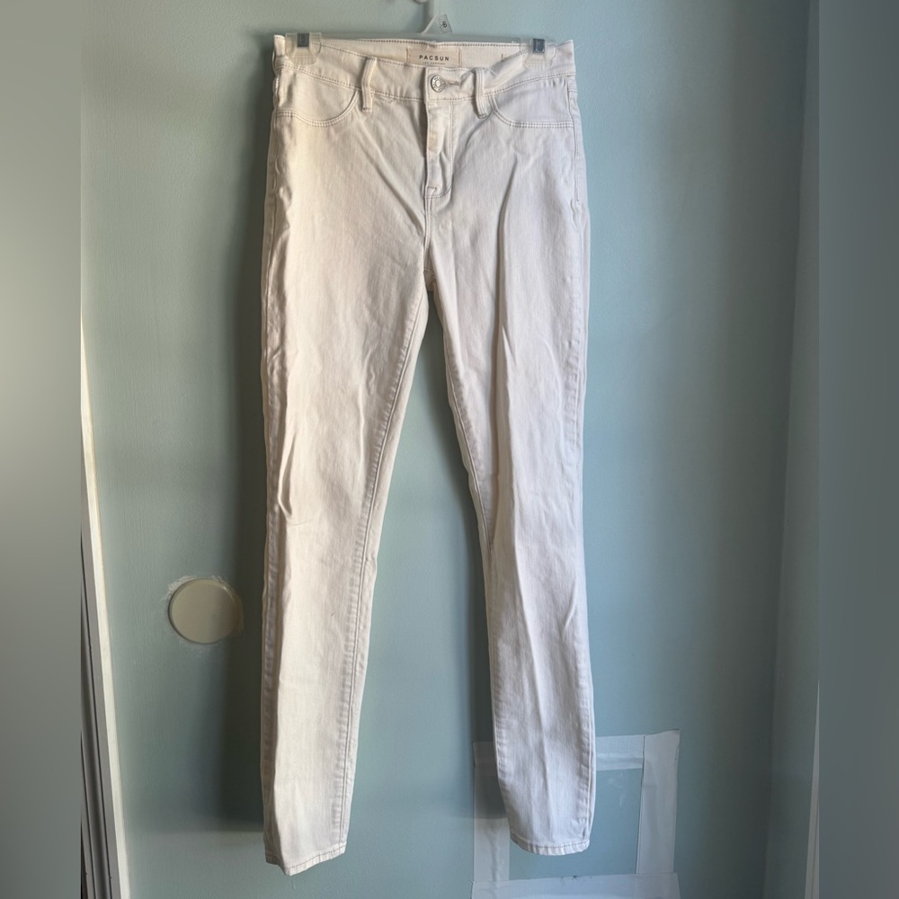 PacSun Cream Jeggings